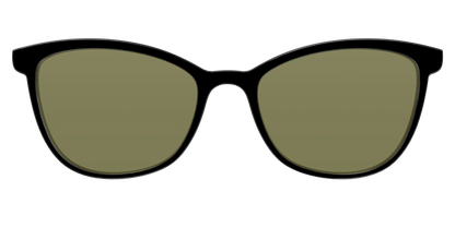 The Black with Green Racquet Sport Lens