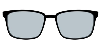 The Black With Slate Blue Lens