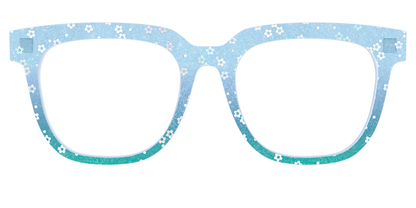 The Sky Blue Crystal with Daisy Glitter