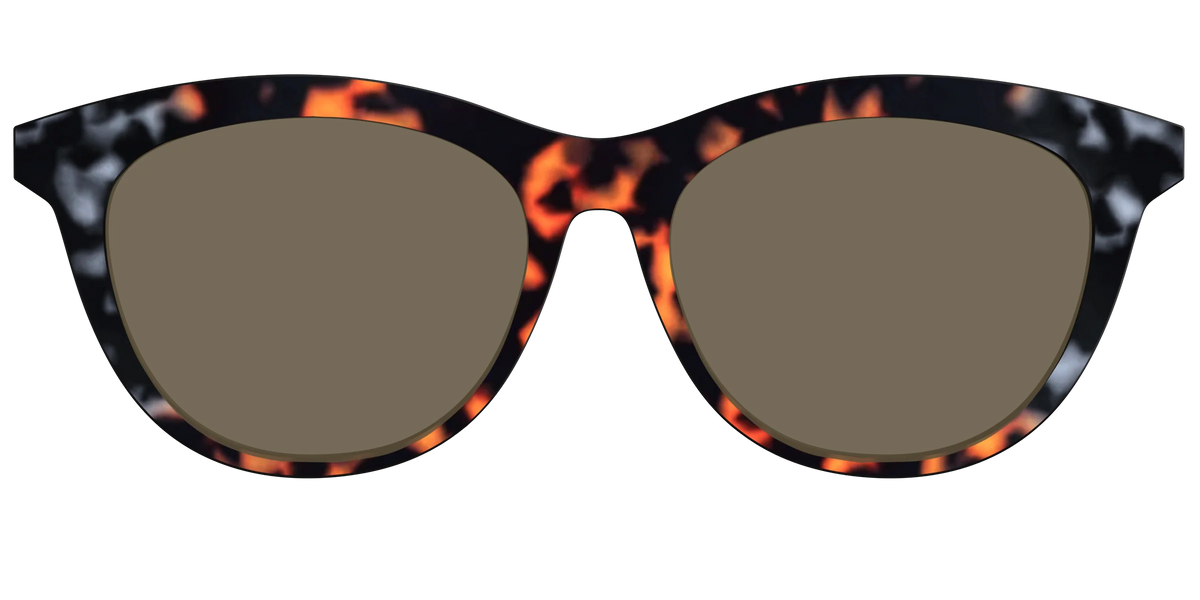 The Polarized Gray & Amber Tortoise Sun Top