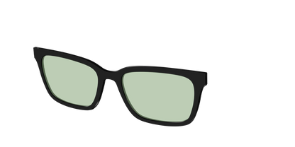 The Black With Sage Green Lens