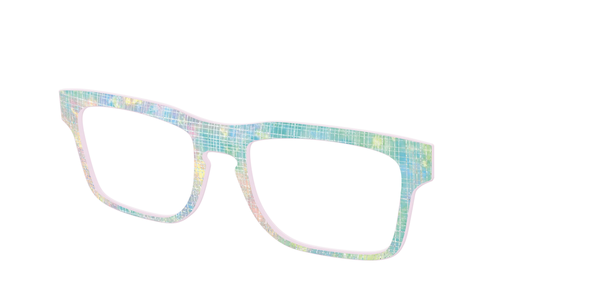 The Pastel Gradient with Holographic Hatching