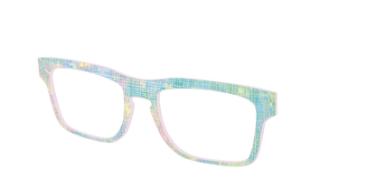 The Pastel Gradient with Holographic Hatching