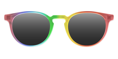 The Polarized Rainbow Gradient Sun Top