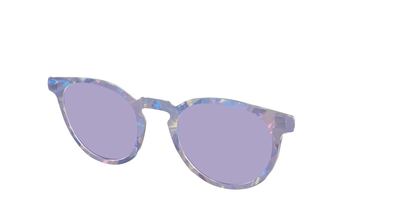 The Lavender Pearl Tort With Celestial Purple Lens