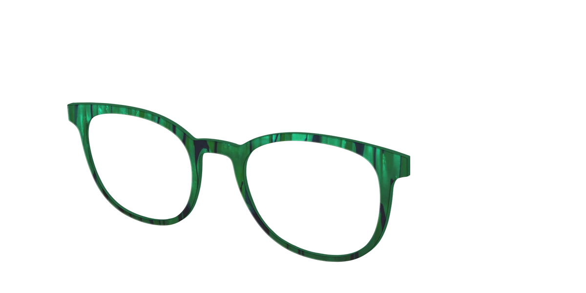 The Emerald Moire Stripes
