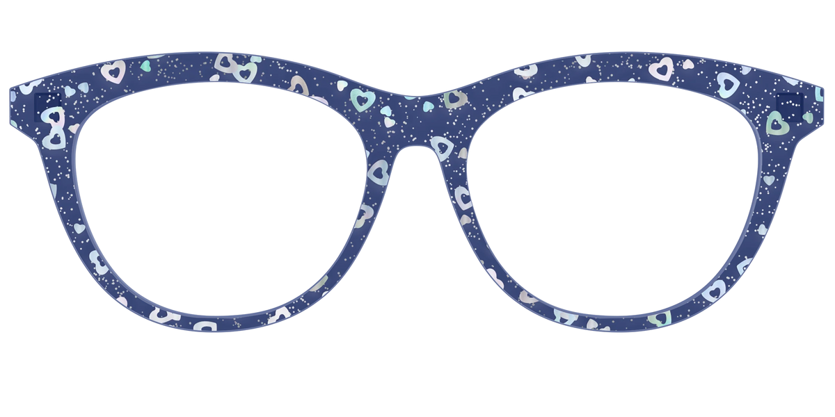 The Denim Heart Glitter Crystal