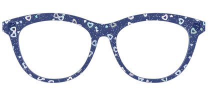 The Denim Heart Glitter Crystal