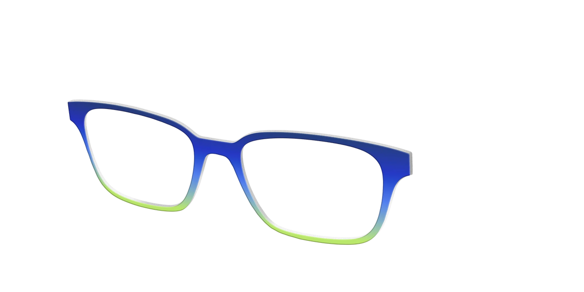 The Sapphire to Chartreuse Gradient