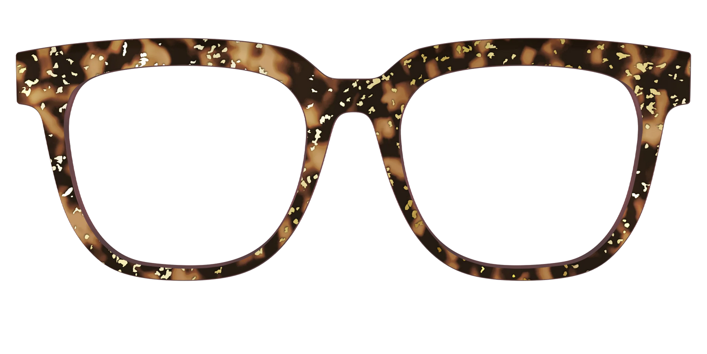 The Sandalwood Tortoise with Gold Foil