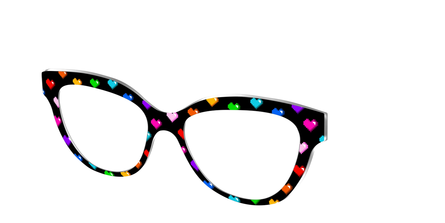 The 8-Bit Rainbow Hearts
