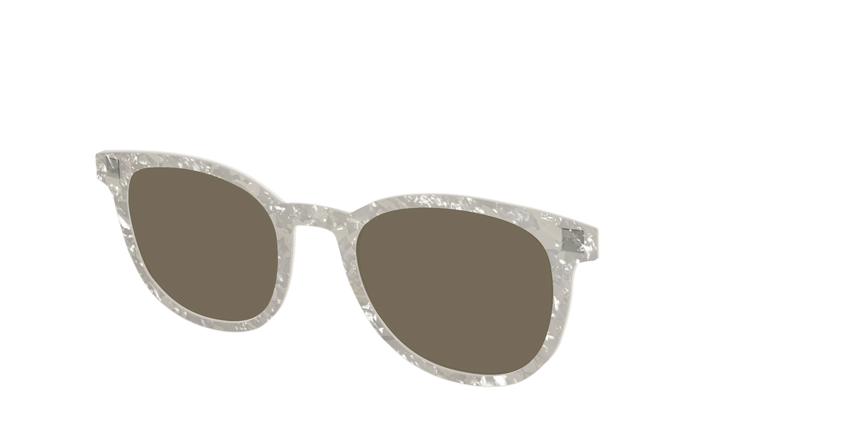 The Polarized White Quartz Pearl Sun Top
