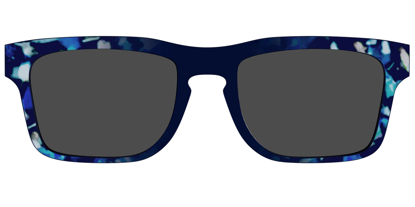 The Polarized Indigo Tortoise Sun Top