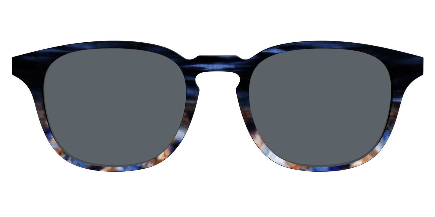 The Polarized Blue Horn Tortoise Sun Top