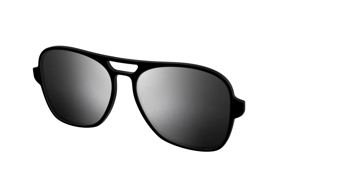 The Polarized Silver Reflective Sun Top