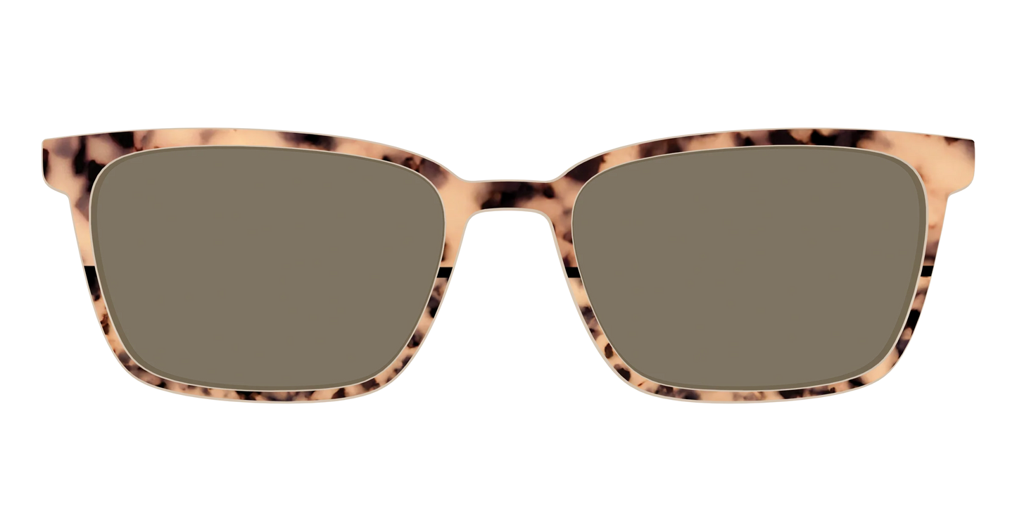 The Polarized Bisque Tortoise Split Sun Top