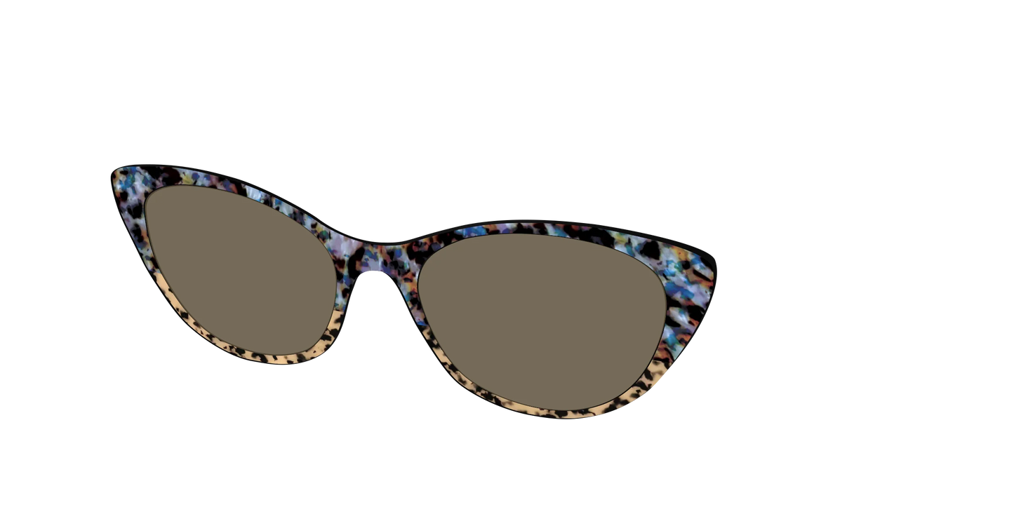 The Polarized Oasis Tortoise Split Sun Top