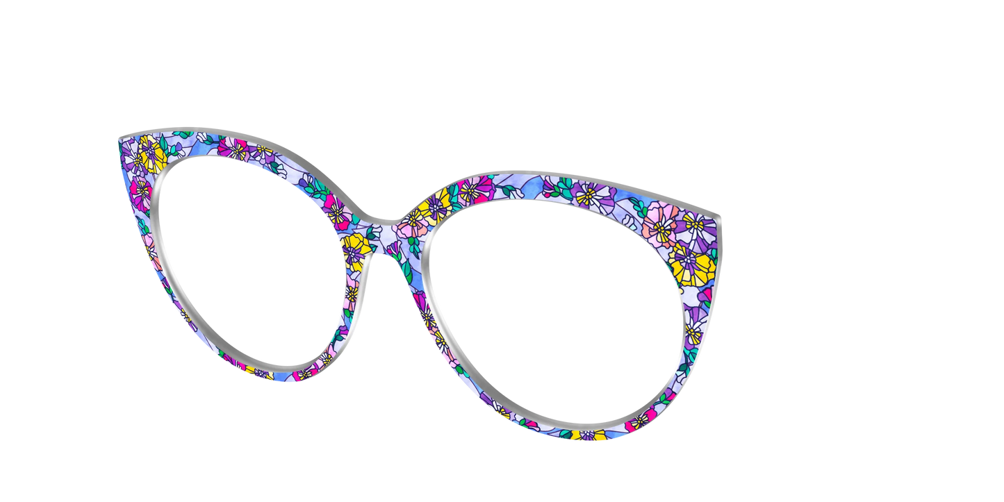 The Pansy Stained Glass