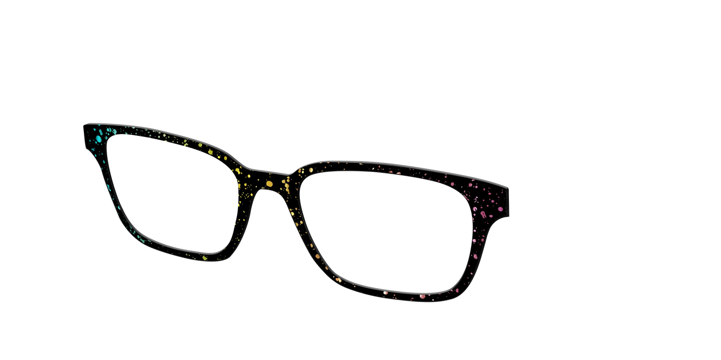 The Rainbow Foil Splatter