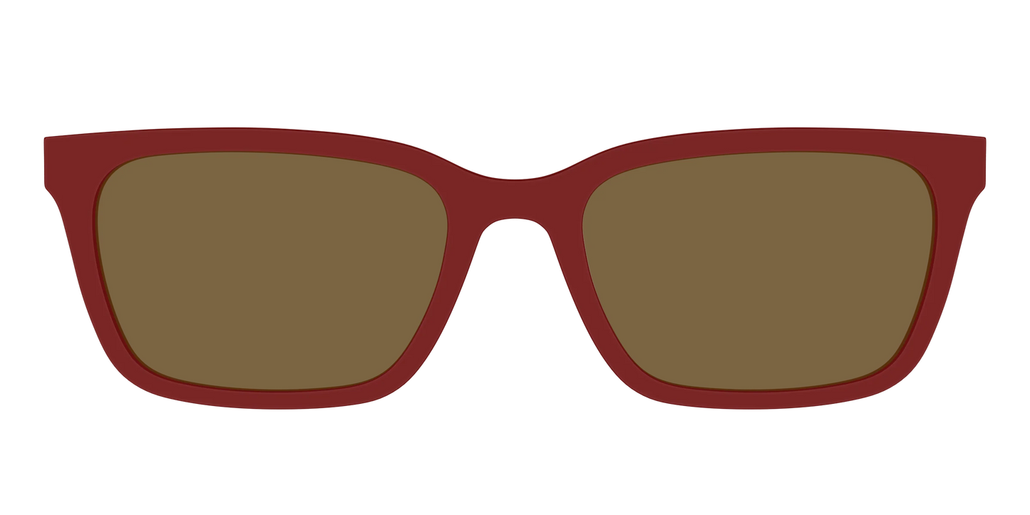 The Polarized Burgundy Sun Top