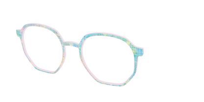 The Pastel Gradient with Holographic Hatching