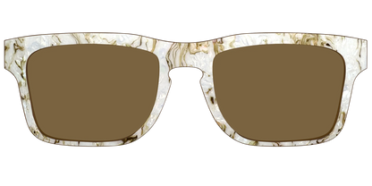 The Polarized Ivory Sand Pearl Shell Sun Top