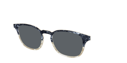 The Polarized Navy to Taupe Pearl Split Sun Top