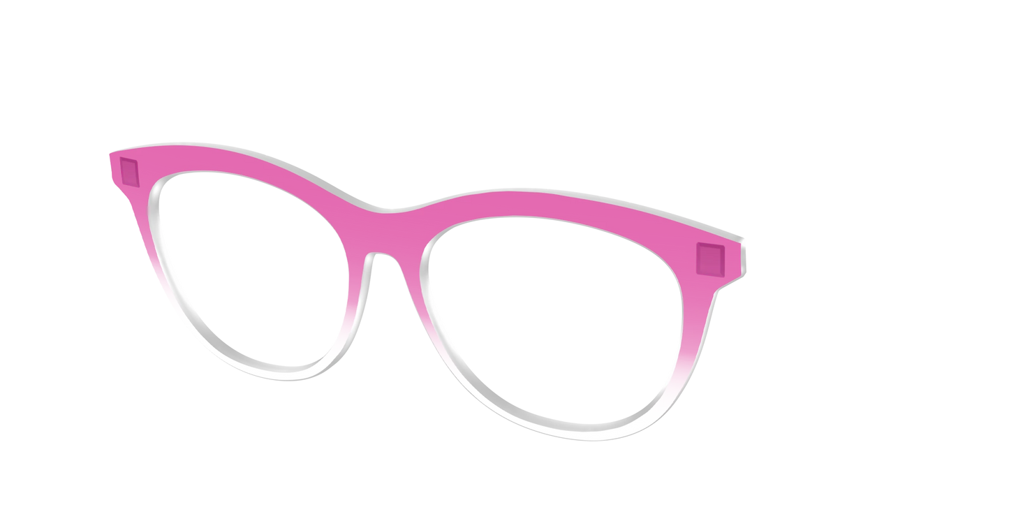 The Magenta Gradient Crystal