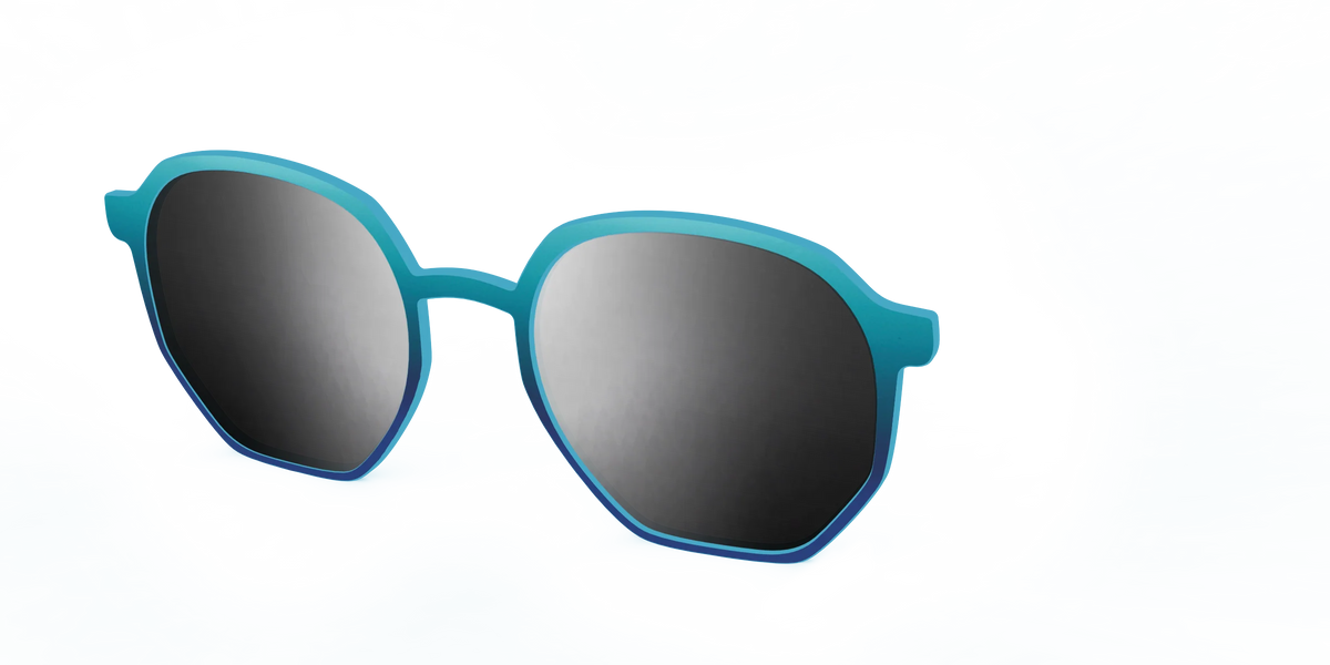 The Polarized Ocean Blue Sun Top