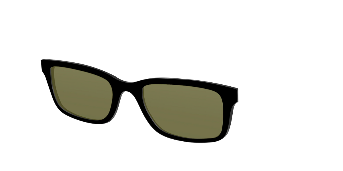 The Black with Green Racquet Sport Lens