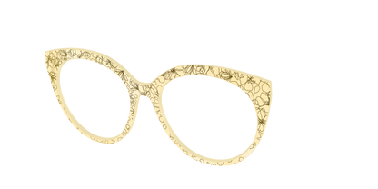 The Yellow Shimmer Petals with Gold Foil
