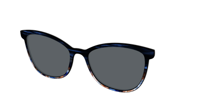 The Polarized Blue Horn Tortoise Sun Top