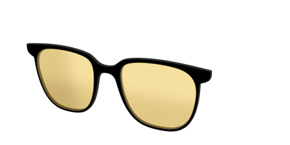 The Black With Citrine Yellow Lens