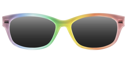 The Polarized Rainbow Gradient Sun Top