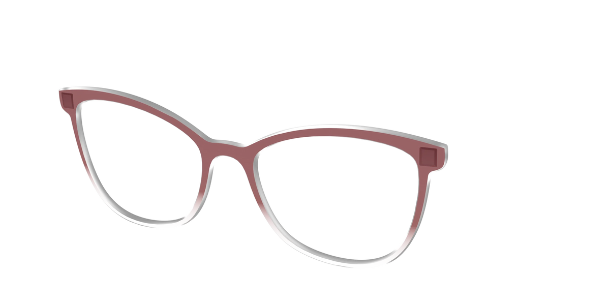 The Burgundy Gradient Crystal
