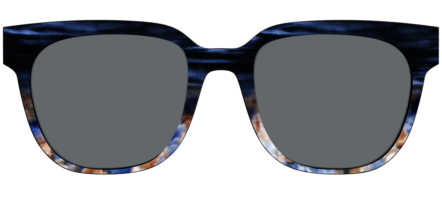 The Polarized Blue Horn Tortoise Sun Top