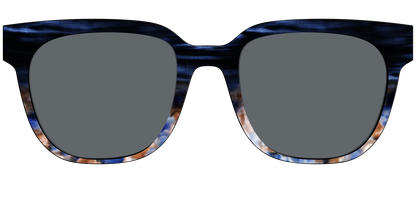 The Polarized Blue Horn Tortoise Sun Top