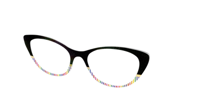 The Chic Pride Stripes Crystal with Gold Foil