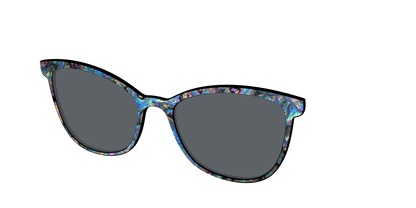 The Polarized Midnight Abalone Sun Top