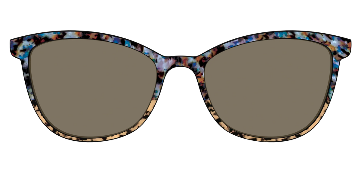 The Polarized Oasis Tortoise Split Sun Top