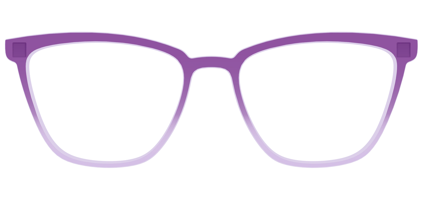 The Plum to Lilac Gradient Crystal