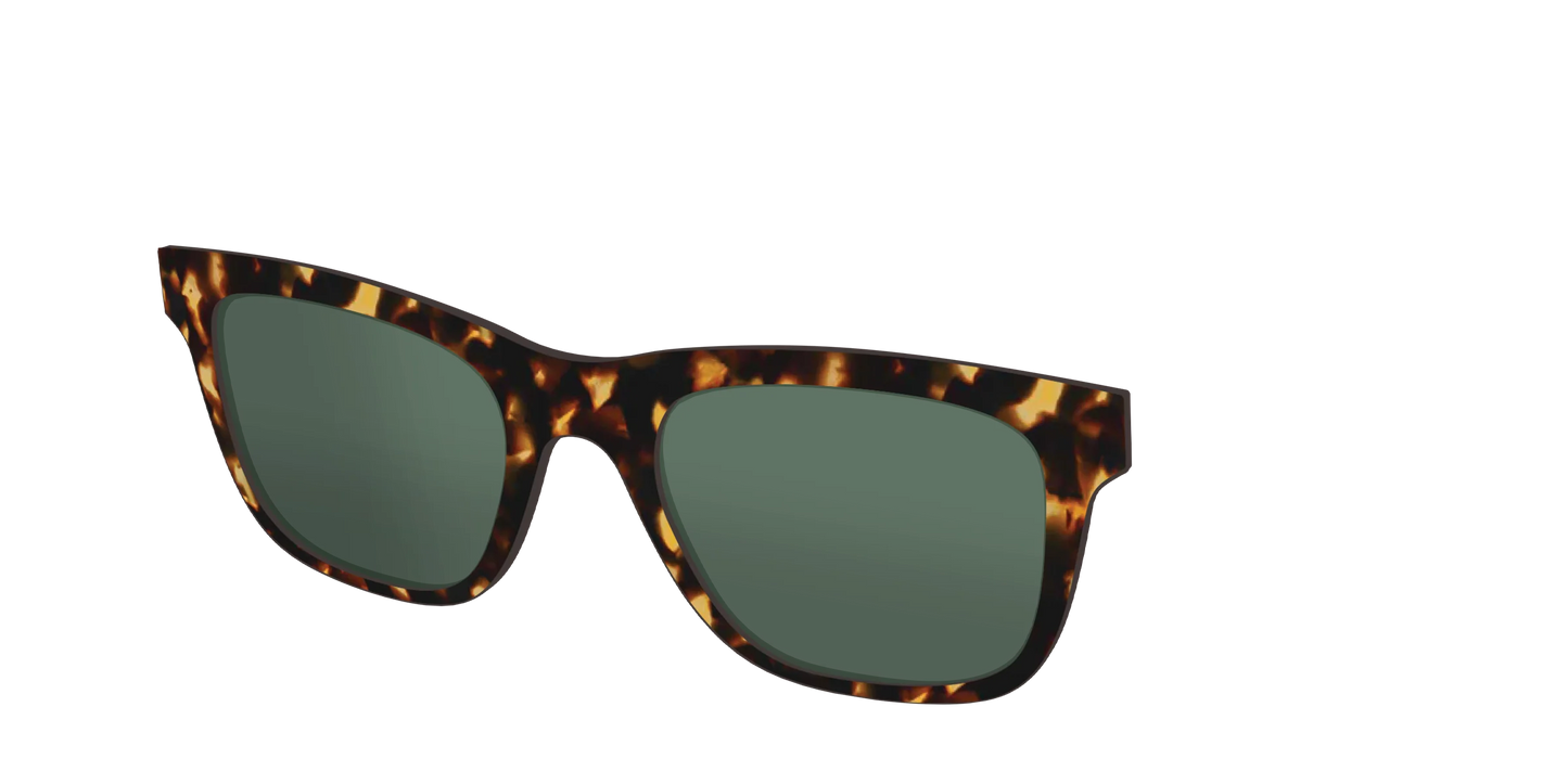 The Non-Polarized Green Tortoise Sun Top