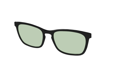 The Black With Sage Green Lens