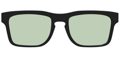 The Black With Sage Green Lens