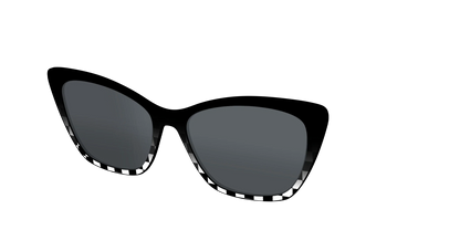The Polarized Checkerboard Fade Sun Top