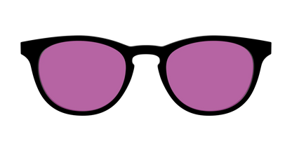The Black with Violet Golf Lens