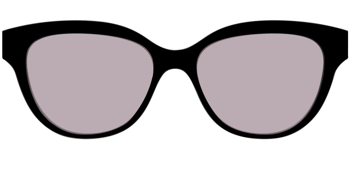The Black with Gray Gaming Lens