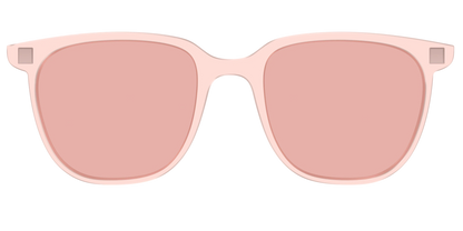 The Pink Crystal With Coral Pink Lens