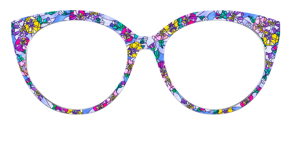 The Pansy Stained Glass