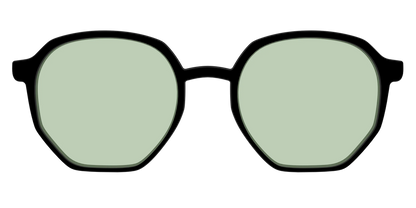 The Black With Sage Green Lens